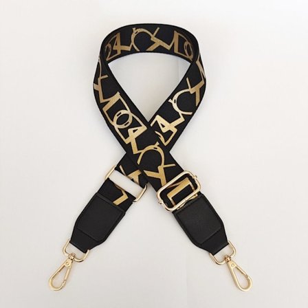 Crossbody Bag Strap Skulderveske Belter SVART