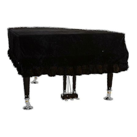 Fløyelsflygeldeksel Piano Cover - antistatisk ikke-klebende aske-hao-Yvan