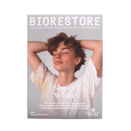 BIORESTORE Super White Rengöring & tvätt Grå 120ml