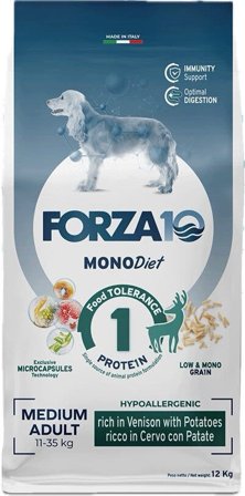 Forza10 Medium Diet Crocchette Al Cervo Con Patate Cani Adulti