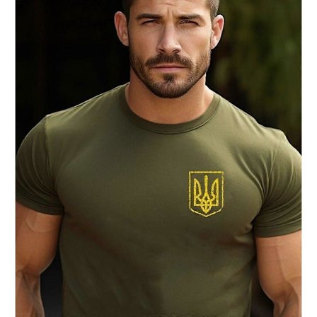 Ukraine T-shirt, Ukrainsk T-shirt, Zelensky T-shirt, Ukraine Trident Logo T-shirt[HK]