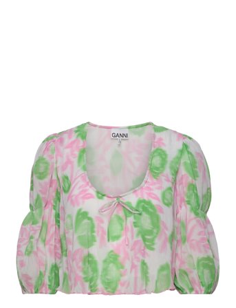 Ganni | Pleated Georgette | 36