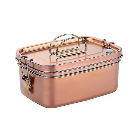 Ruusukullan väriset lounas Bento-laatikot, tiiviit teräskotelot ruokaa varten