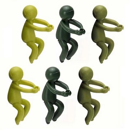 12 stk. Søde Planteplejende Dekorative Planteunderstøttelser Gaveplantetilbehør Planteformering B