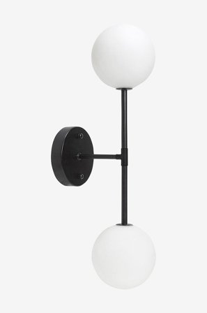 PR Home - Vegglampe Sigma 49 cm - Svart - Baderomsbelysning - Fra Homeroom