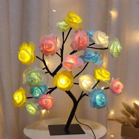 Bordslampa Rose Lampor MULTICOLOR multicolor