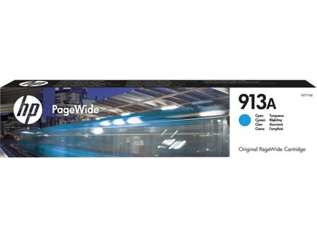 HP Bläckpatron, PageWide 913A, cyan, singelförpackning - Lyreco - Toner och bläck - Bläckpatroner - Bläckpatroner HP