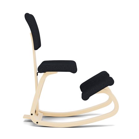 Varier Furniture Variable Plus - Grey Wool - Natural base