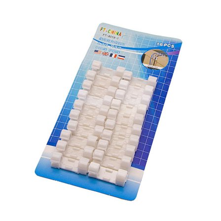 Kabelclips 20-pack Vita eller Transparenta