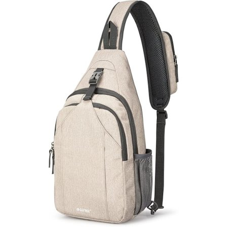 Sling Bag RFID-suojattu Sling-reppu Olkalaukku Rintalaukku Päiväreppu Retkeilyyn ja Matkustamiseen