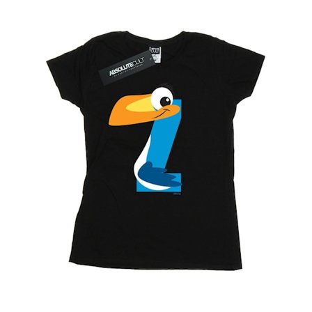Disney Dam/Kvinnor Alfabetet Z Är För Zazu Bomull T-Shirt L Svart