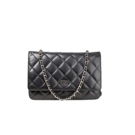 Chanel Vintage Pre-owned Læder crossbody-tasker Sort, Dame Vintage Tasker, Størrelse: ONE Size