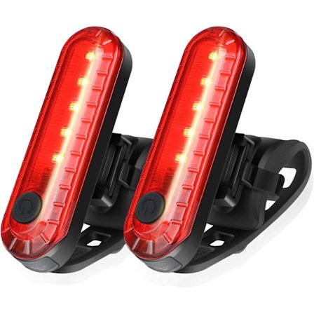 USB Laddningsbart LED Cykel Bakljus 2-pack, Ljus Cykel Bakljus Säkerhetslampa