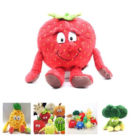 1 st Frukt Grönsaker Mjuk plysch leksak fylld docka Söt present till barn Barn