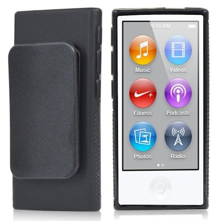 TRIXES Sort TPU Clip Gel Etui til Apple iPod Nano 7. generation Cover Shell