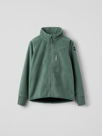 Winddichte Windfleece-Jacke - 128 - kinderbekleidung - green - Polarn O. Pyret
