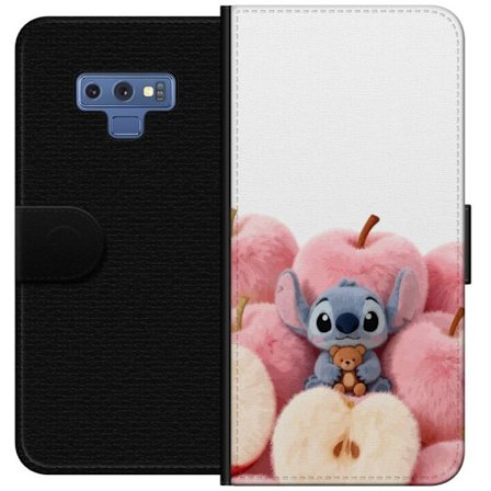 Kompatibelt Lommeboketui til Samsung Samsung Galaxy Note9 Fargerikt kollasj med futuristiske jente grupp karakterer, hjerter og glitter i moderne pop