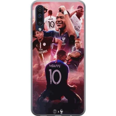 Samsung Galaxy A50 Gennemsigtig cover Kylian Mbappé
