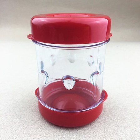 Kokt egg skreller håndristing automatisk egg skreller (rød)