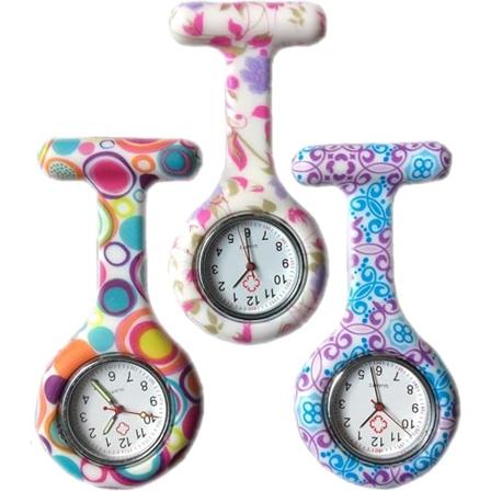 3 stk Blomster Silikon Sykepleierklokke Lege Ambulansepersonell Tunika Brosje