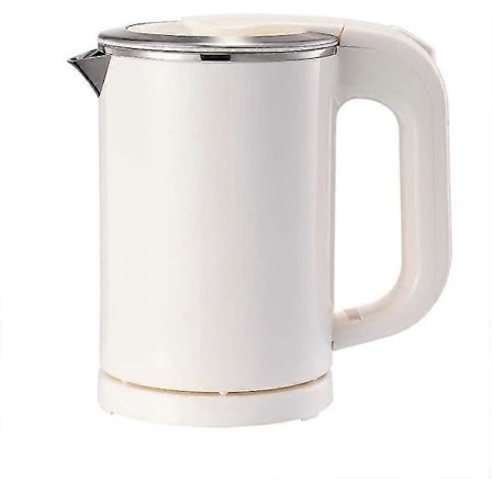 Bærbar Elektrisk Vannkoker - 0.5l Liten Reisevannkoker i Rustfritt Stål - Stille Rask Koking - Kjølig Overflate - Perfekt For Reise, Koking av Vann, 