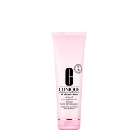 Clinique Detergenza All About Clean Rinse-Off Foaming Cleanser 250ml - Crema detergente viso