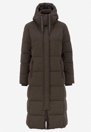 Cellbes of Sweden - Varm frakke i brun til damer i størrelse 50/52