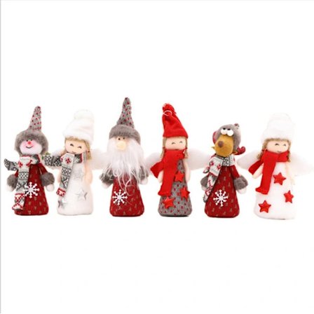 /EA/6 kpl luovia siipiä enkeli numero joulukoristeet