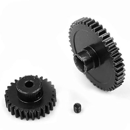 Huvuddrev i metall, differential, 42t + Motordrevet 27t för 1/18 Wltoys A959-b A969-b A979-b K-yu