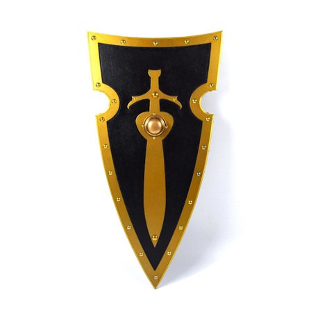 King Arthur trä Viking böjd sköld SWE112