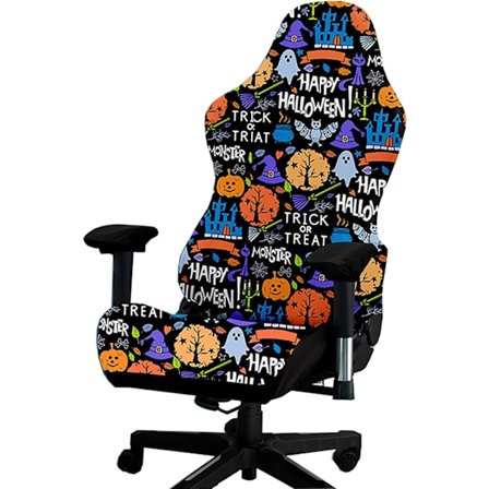 Gaming Stolebetræk Strækbart med Armlænsbetræk, Passer til Aftagelige Gamer Stolebetræk, til Computer Videospil Kontorstol Møbelbeskytter