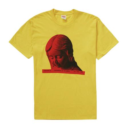 Supreme T-Shirts gul, Herr, Herr, Storlek: S