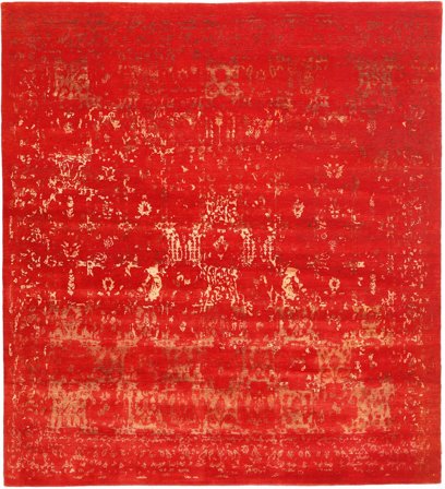 Contemporary Designs Vloerkleed Modern Rood Groot (Wol, India)