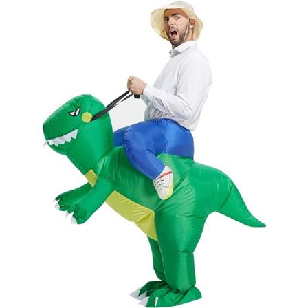 Ilmapuvut aikuisille ja lapsille, ilmapuvut Halloweeniin, ilmapuvut dinosauruksille