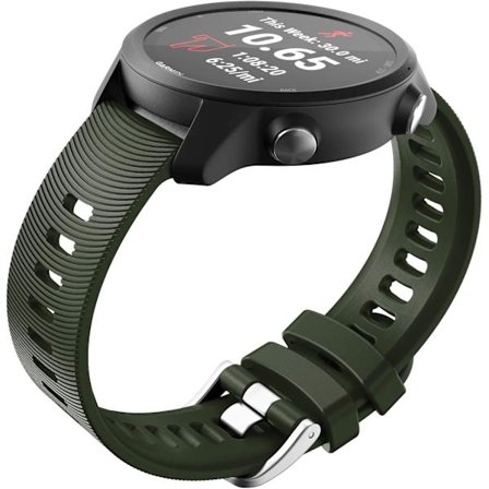 Garmin Vivomove HR / Vivoactive 3 / Vivoactive 3 Music / Forerunner 245/645 Music, 20mm Premium silikoniset QuickFit-rannekkeet, useita värejä (A