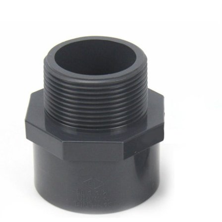 Hane PVC gängad ände 32mm pool skruvskarv PVC skarvkoppling PVC gängad hylsa