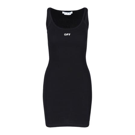 Off White, Short Dresses Zwart, Dames, Maat:XS