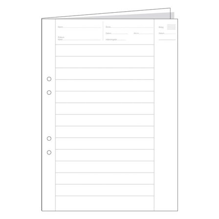 Provskrivp. A3 linj.18 mm vikt 250/fp - Lyreco - Skola och förskola - Förbrukning skola häften - Provskrivningspapper