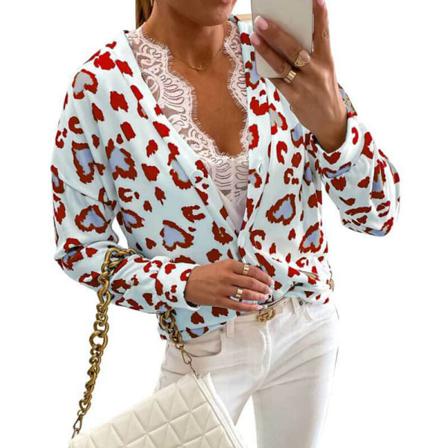 Kvinnor Enkelknäppta Toppar Button Down Blus