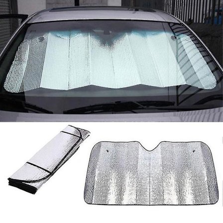 Bil foran stiv frontrute solskjerm solskjerm visirskjermdeksel 140 x 70 cm