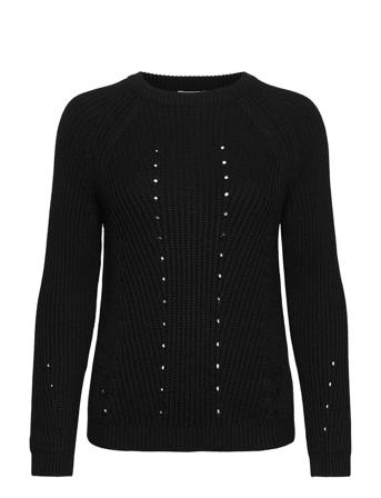 Objmaya L/S Knit Pullover Black Object