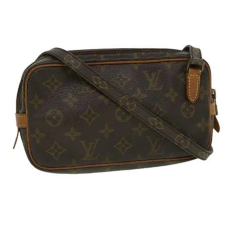 Louis Vuitton Vintage, Pre-owned Canvas louis-vuitton-bags Bruin, Dames, Maat:ONE Size