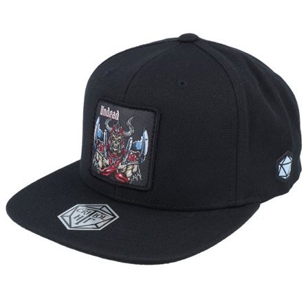 Critiql Hit - Svart snapback Keps - Undead Box Patch Black Snapback @ Hatstore