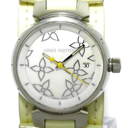 Louis Vuitton Vintage Pre-owned Stainless Steel watches Grå, Dame Vintage Ure, Størrelse: ONE Size
