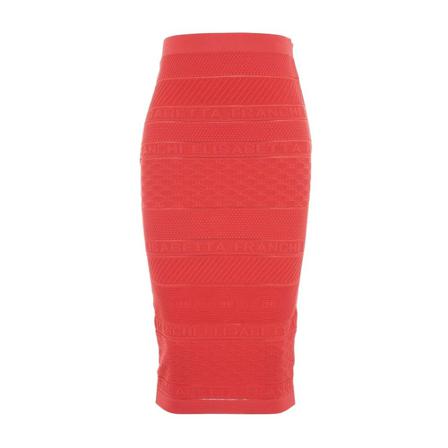 Elisabetta Franchi Rok , Rood , Dames , Maat: S Kokerrokken