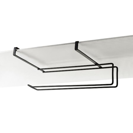 MODERN KITCHEN Pappershanddukshållare i svart metall 34,5x10,6x17,7 cm