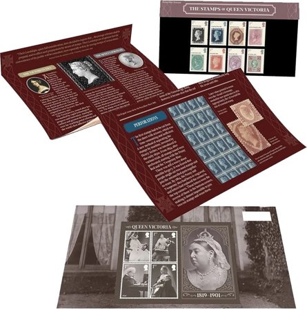 England - Dronning Victoria - Souvenirmappe