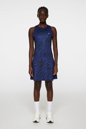 J.Lindeberg - Golf - Cora Print Dress - Blue - Woman - XS