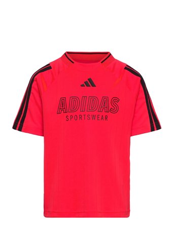 J Hot Tee Red Adidas Sportswear