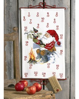 Broderikit Kalender Kære venner - Permin